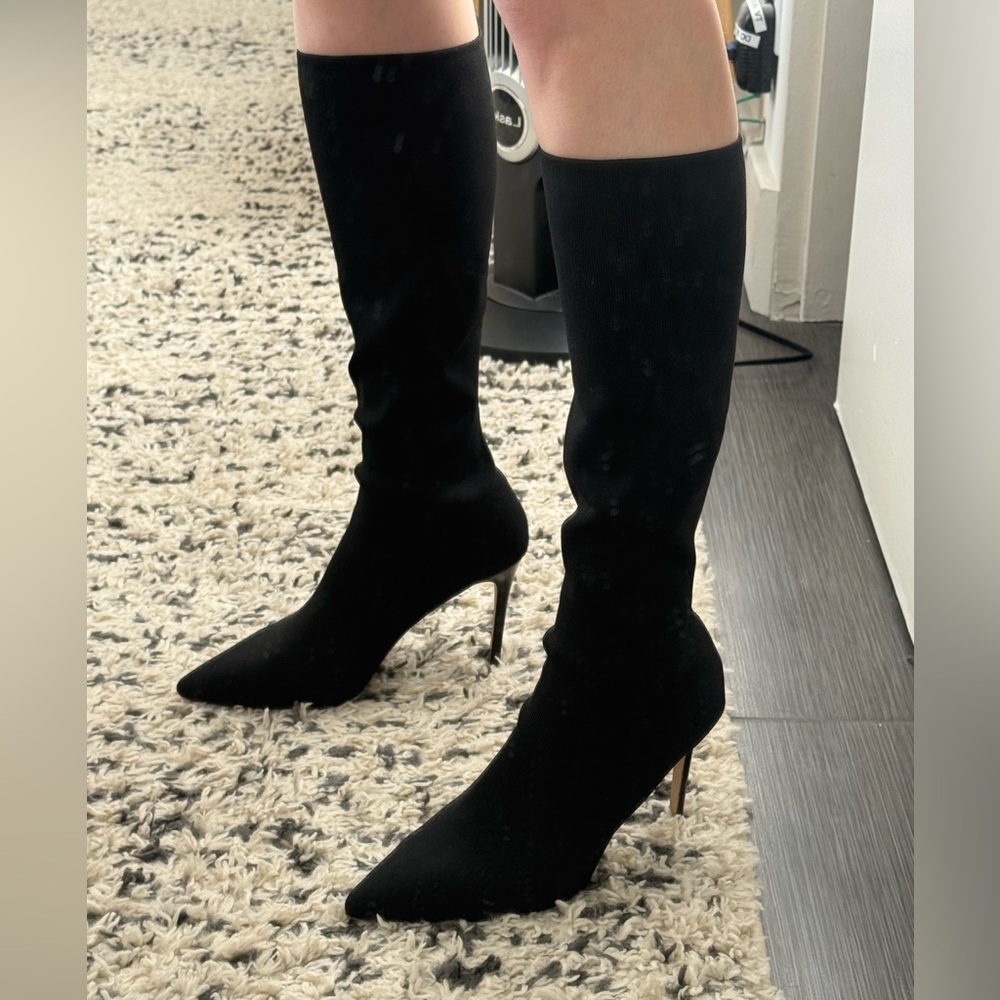 Saks Fifth Avenue Heeled Sock Boots